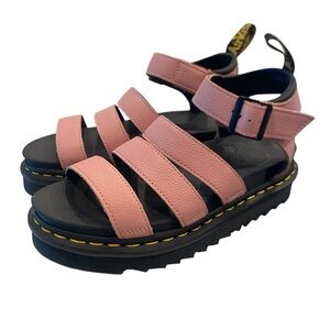 New Dr. Martens Womens Blaire Sandals Blush 8